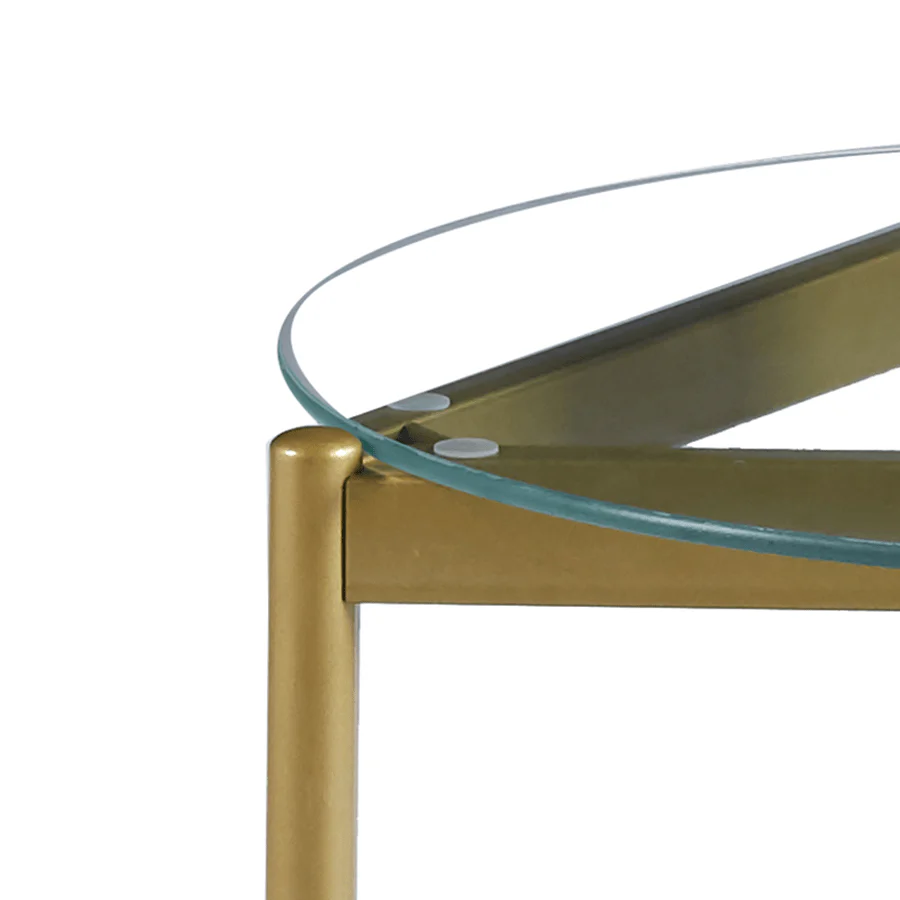 Bexley Glass Top Side Table - Image 4