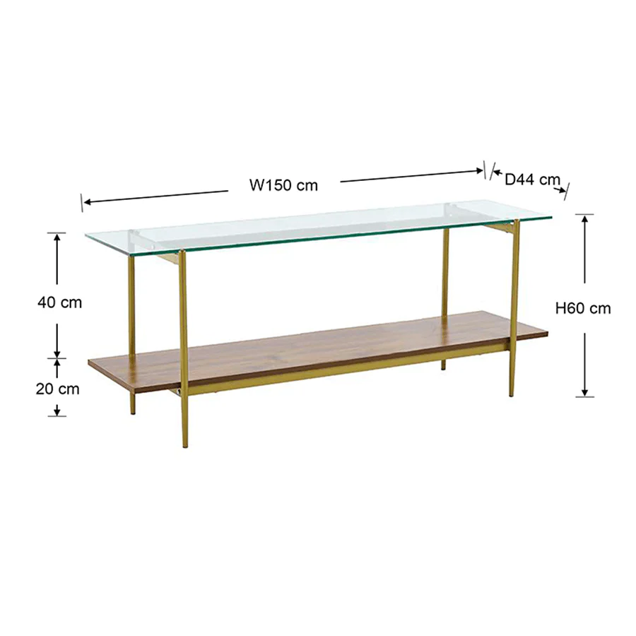 Bexley Glass Top TV Stand - Image 6