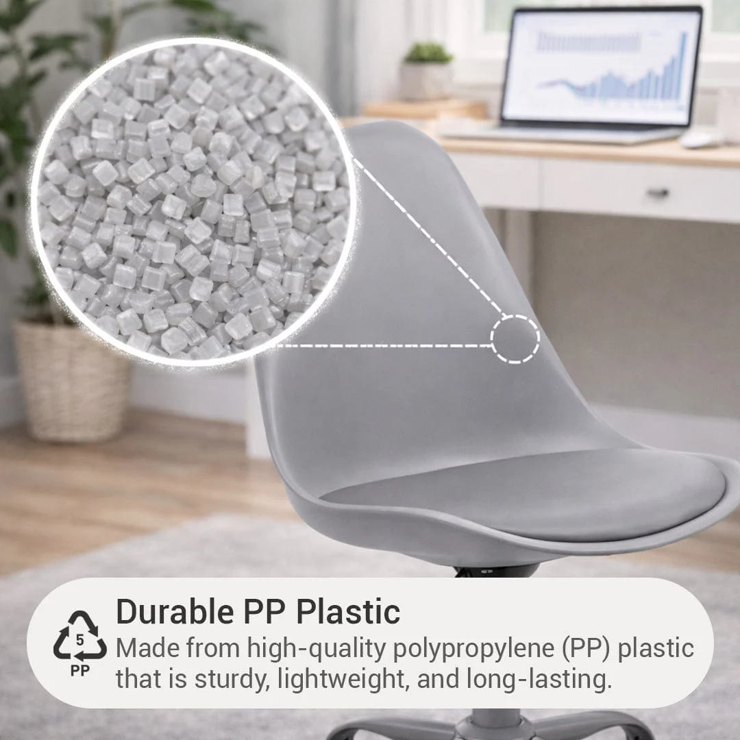 Blaise Plastic Low Back Office Chair - Image 19