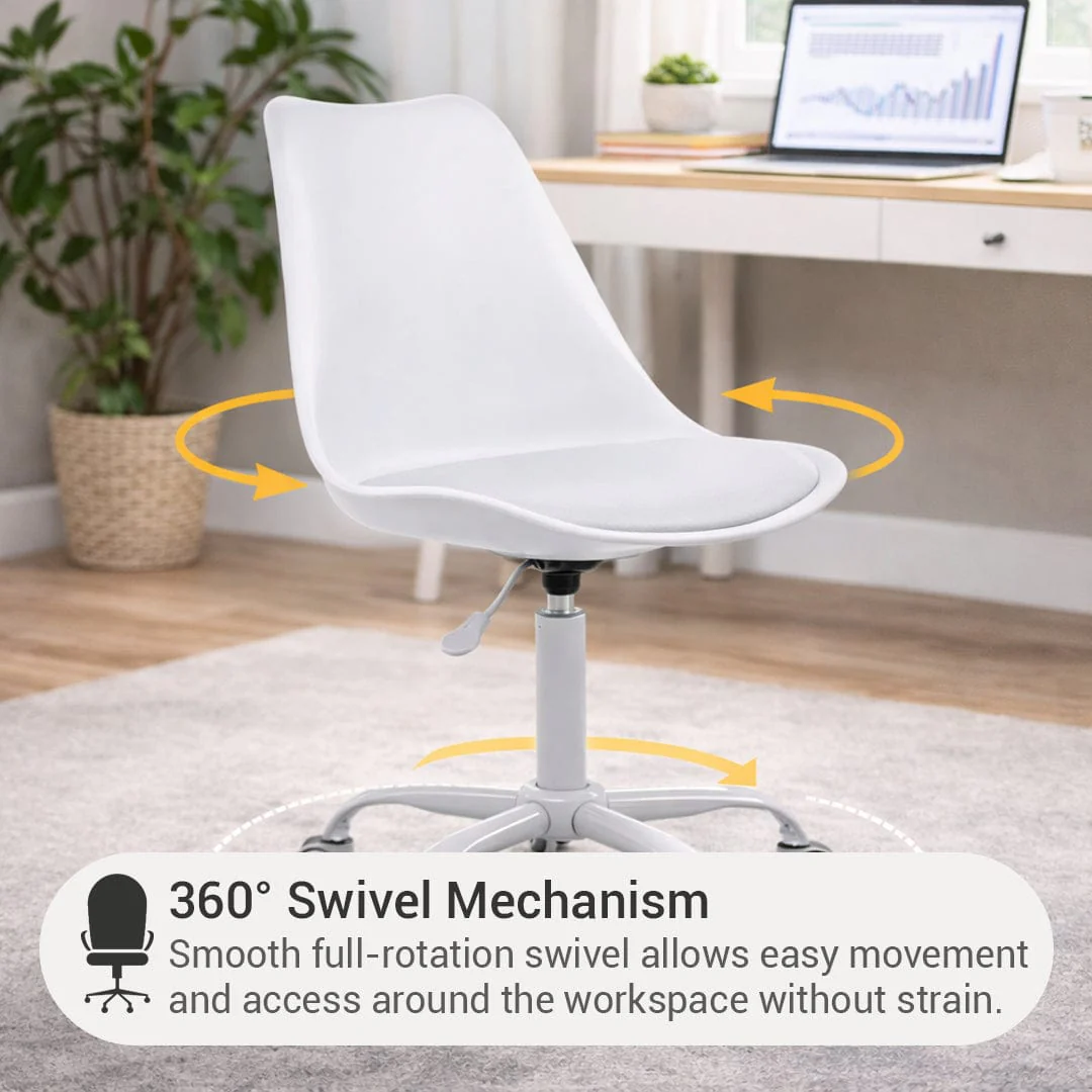 Blaise Plastic Low Back Office Chair - Image 30