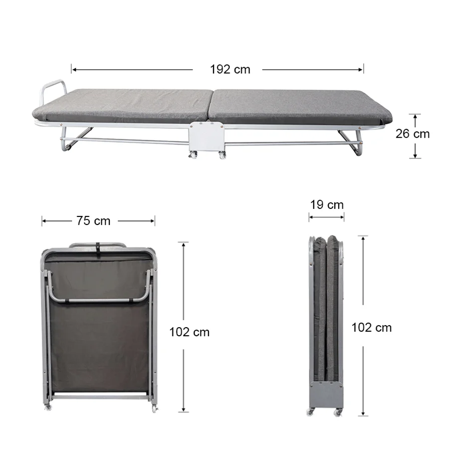 Blakely 2 Section Folding Bed - Image 35