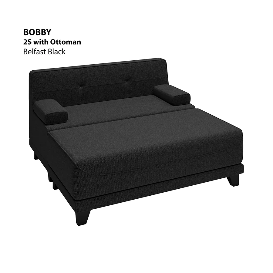 Bobby 2 Seater with Ottoman Sofa - Image 12