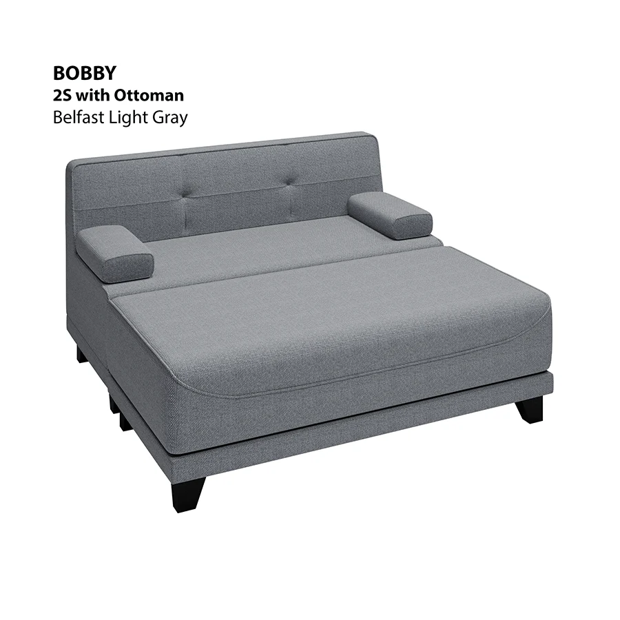 Bobby 2 Seater with Ottoman Sofa - Image 7