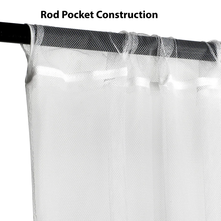 Brack White Lace Set of 2 Curtains - Image 4