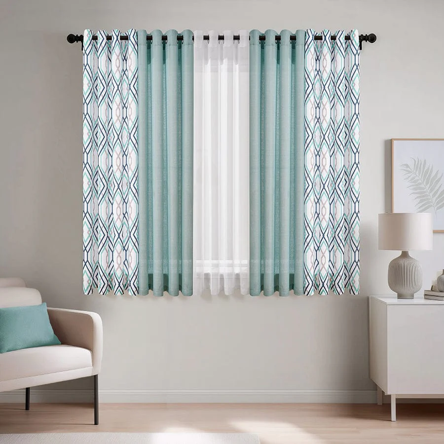 Brant Plain Set of 5 Curtains