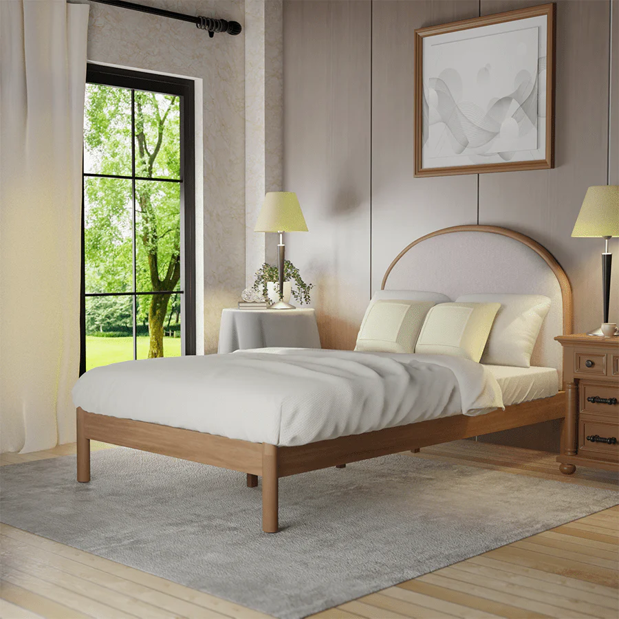 Braxton Bed 36x75" - Oak - Image 3