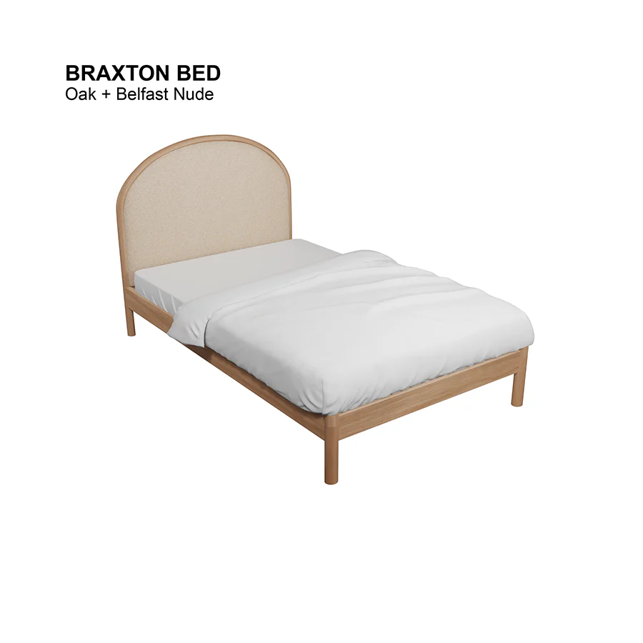 Braxton Bed 36x75" - Oak - Image 4