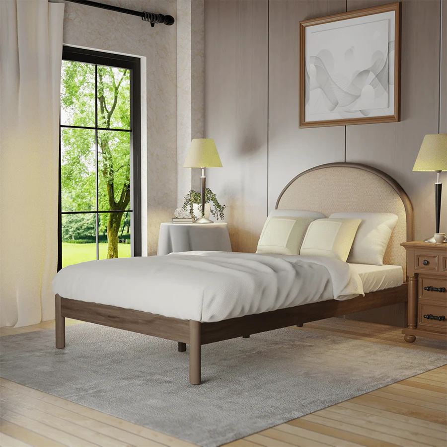 Braxton Bed 36x75" - Walnut Brown - Image 2