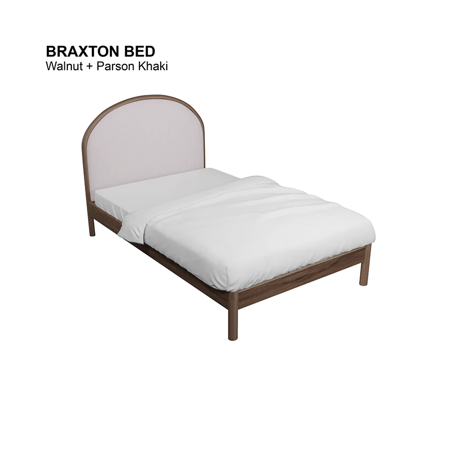 Braxton Bed 36x75" - Walnut Brown - Image 6