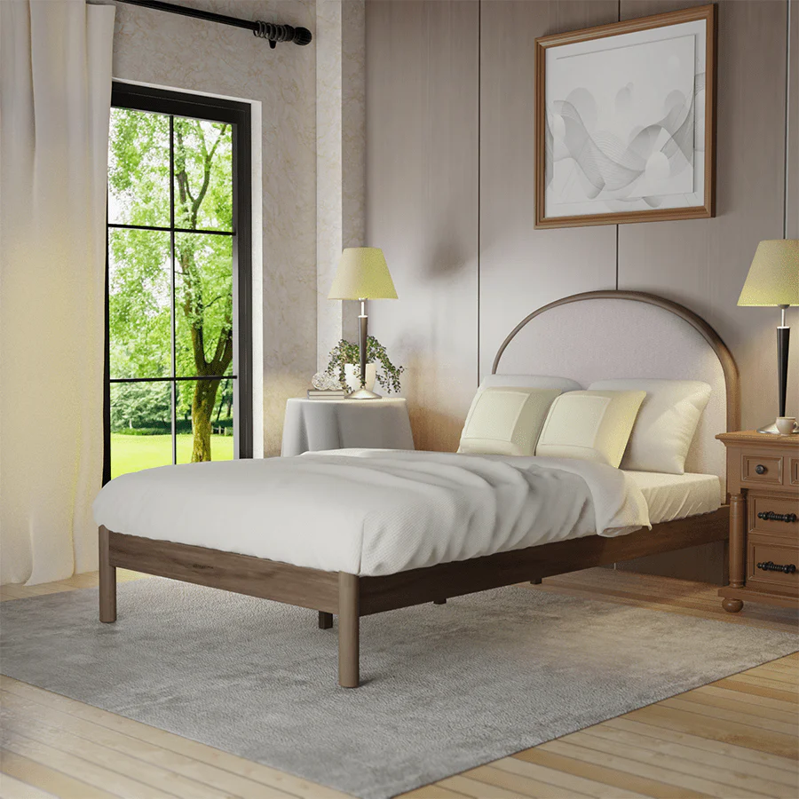 Braxton Bed 48x75" - Walnut Brown - Image 3