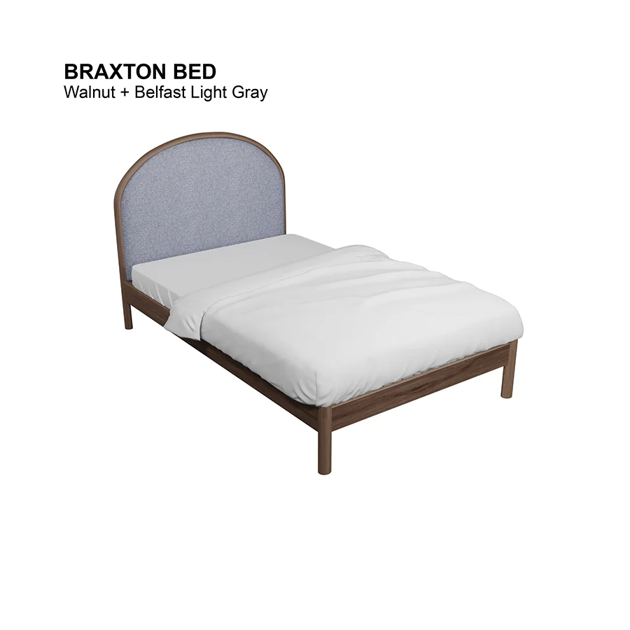 Braxton Bed 48x75" - Walnut Brown - Image 6