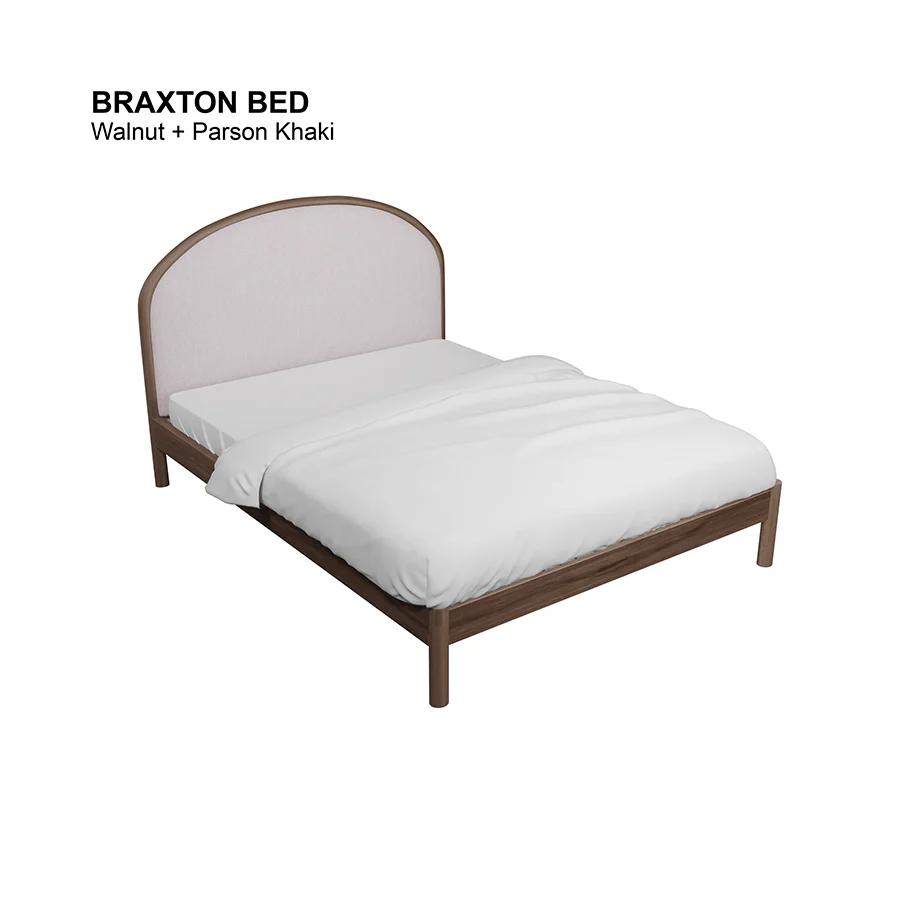 Braxton Bed 72x75" - Walnut Brown