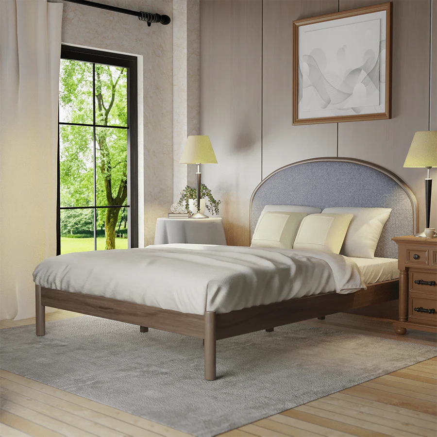 Braxton Bed 72x75" - Walnut Brown - Image 2