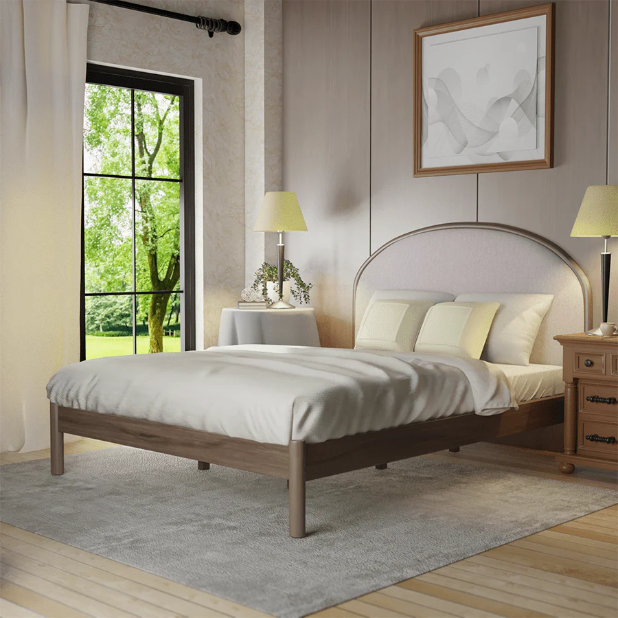 Braxton Bed 72x75" - Walnut Brown - Image 4