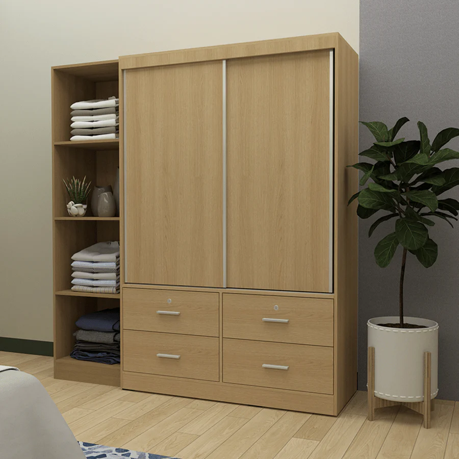 Brendle 120 cm Sliding Wardrobe - Image 2