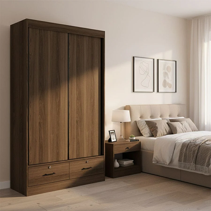 Wade Narrow Sliding Wardrobe - Image 28