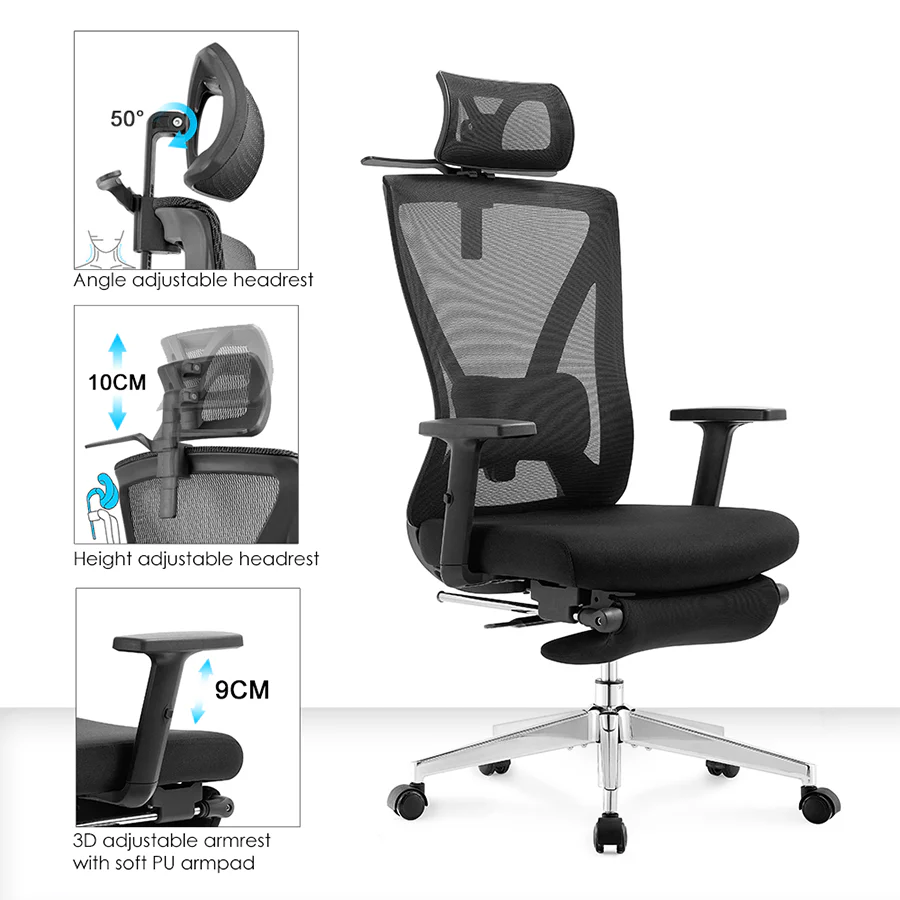 Brinley Office Chair with Footrest - Image 12