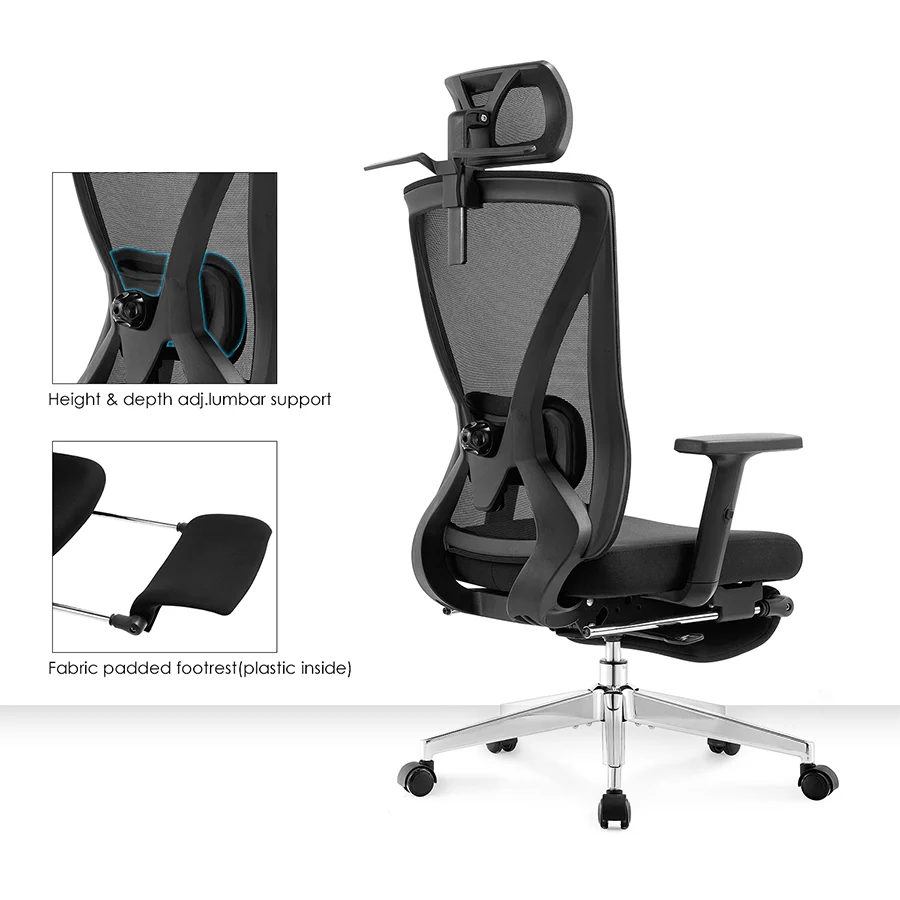 Brinley Office Chair with Footrest - Image 13