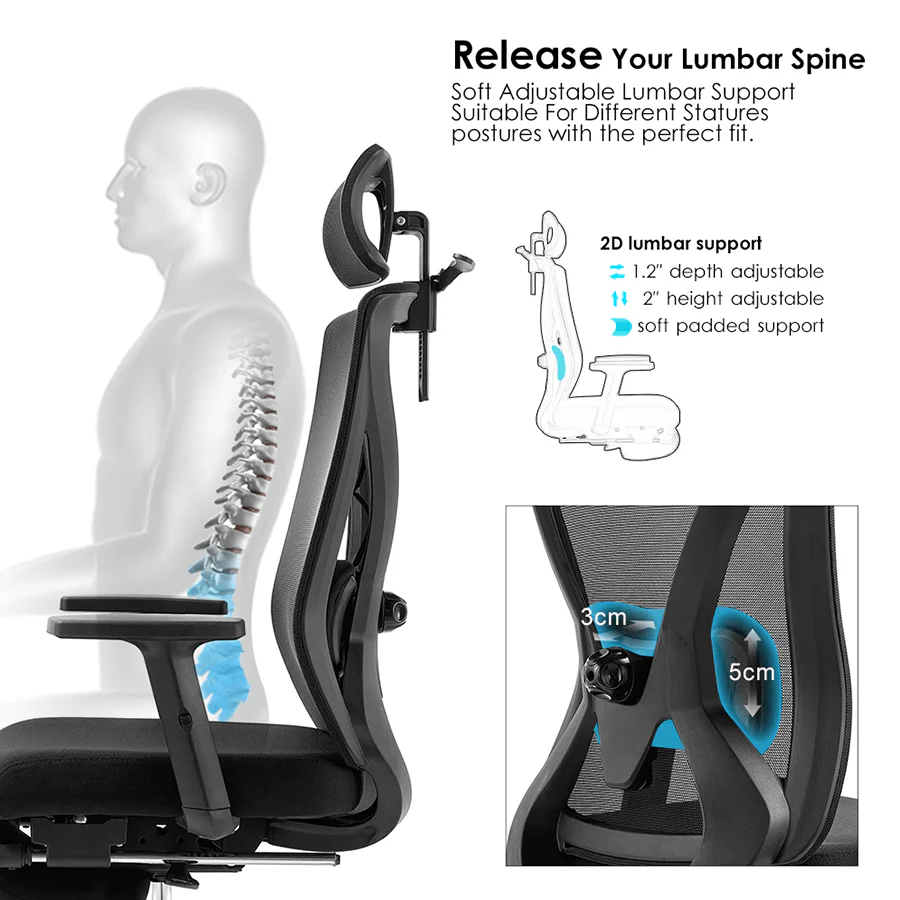 Brinley Office Chair with Footrest - Image 7