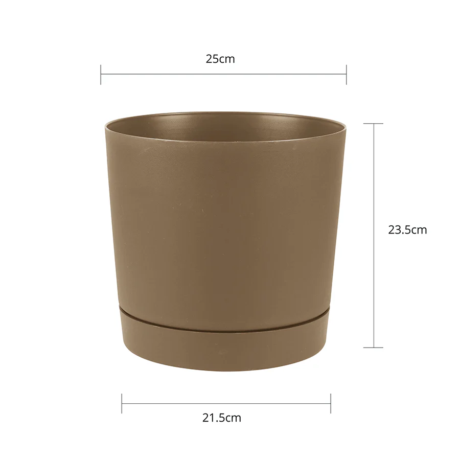 Brown Round Mini Planters - Image 2