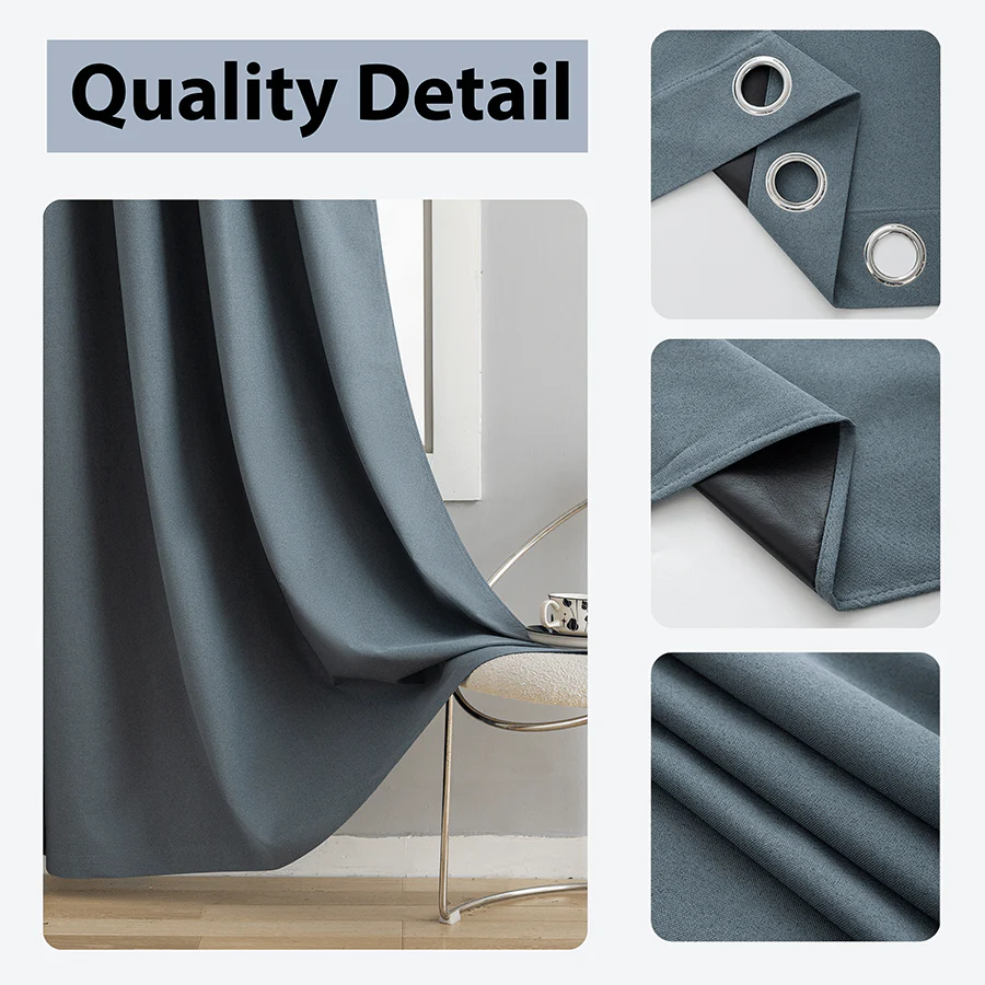 Brun Full Blackout Curtain - Image 8