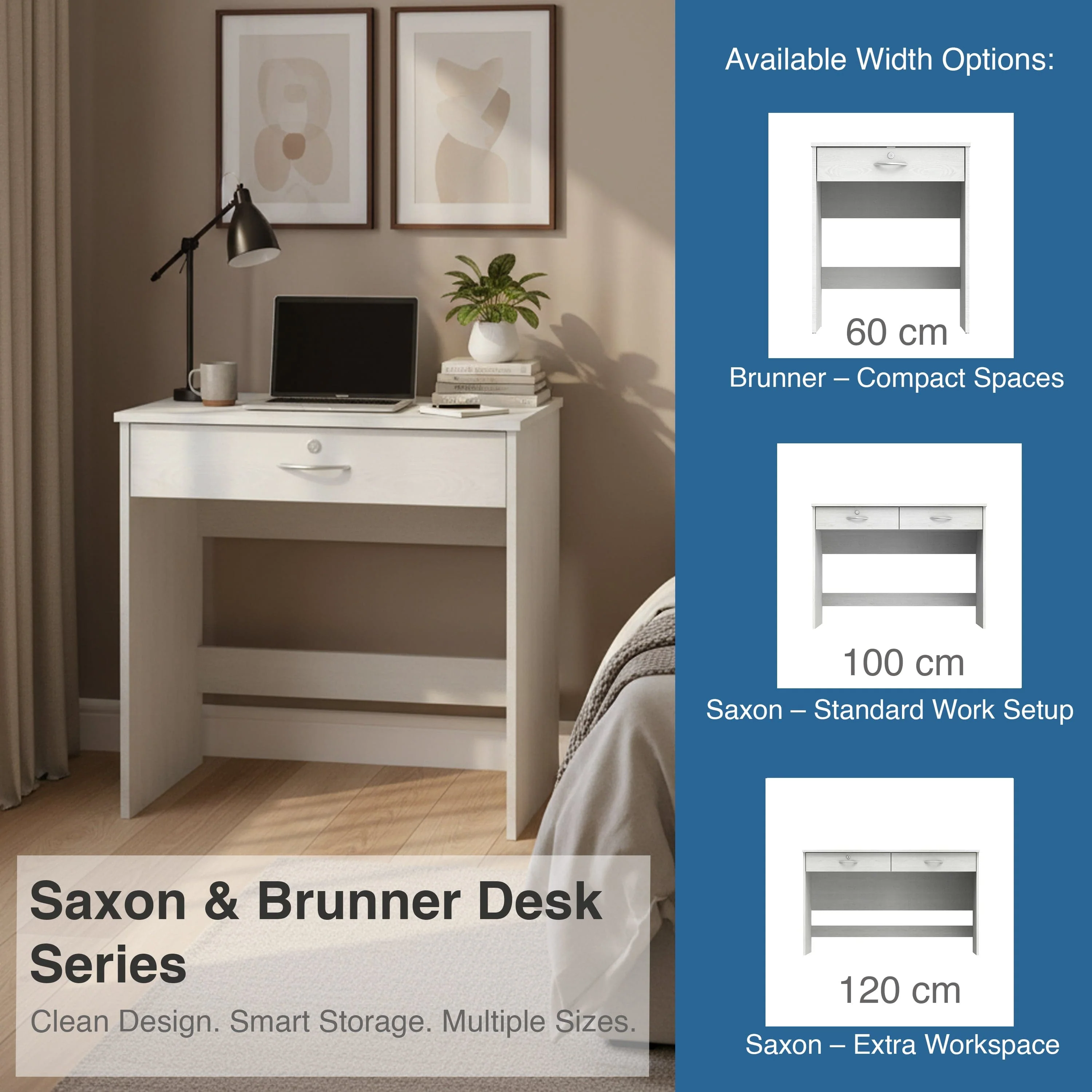 Bruner 60 cm Writing Desk - Image 4