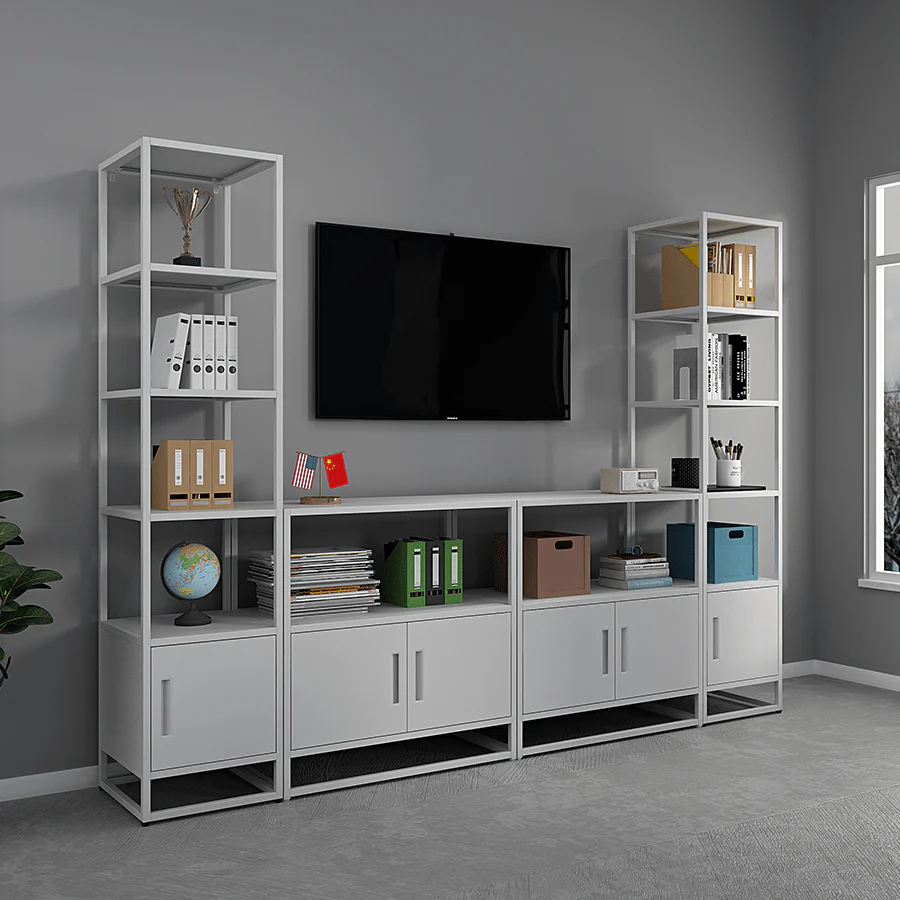 Brussel Narrow Book Shelves Cabinet - Image 4