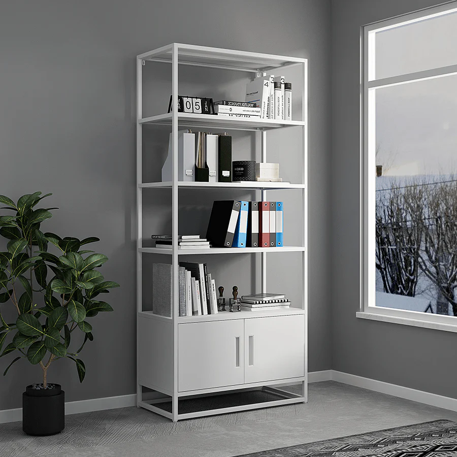Brussel Wide Book Shelves Cabinet - Image 20