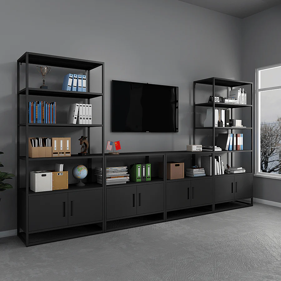Brussel Wide Book Shelves Cabinet - Image 4