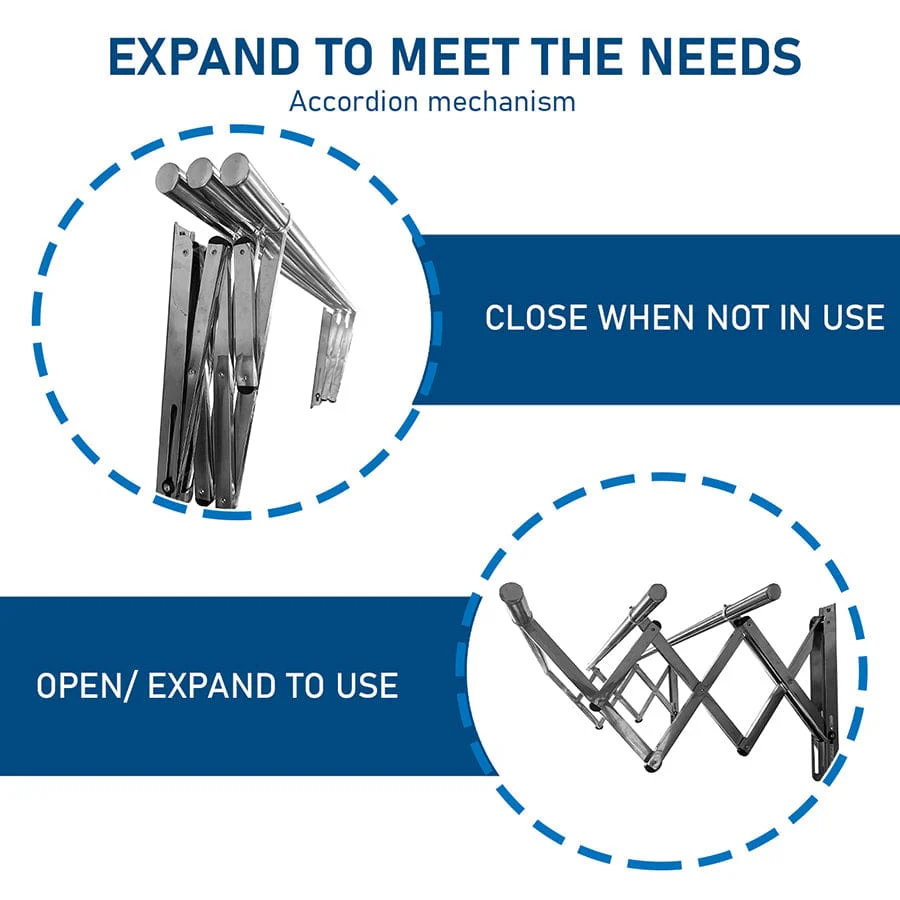 Byers Wall Mounted Drying Rack - Image 7