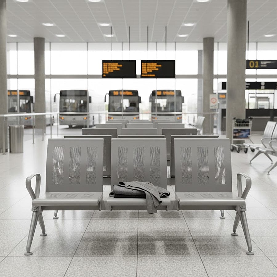 Calix 3 Seater Public Chair - Image 3