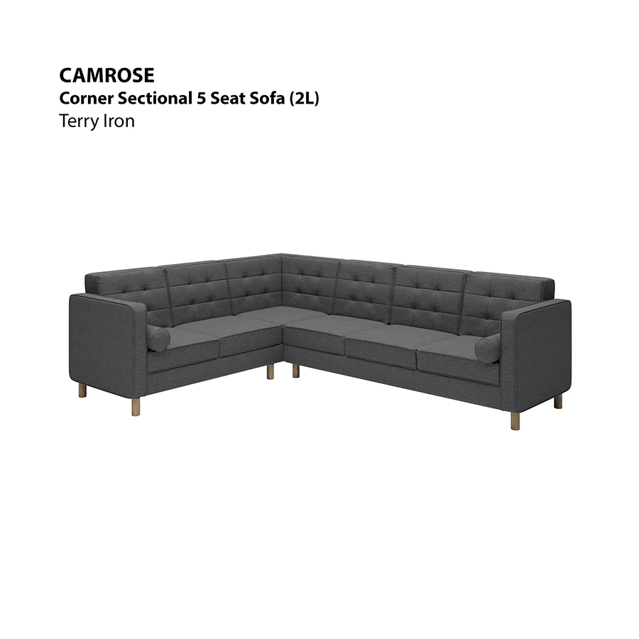 Camrose Corner Sectional 5 Seat (2L) Sofa - Image 22
