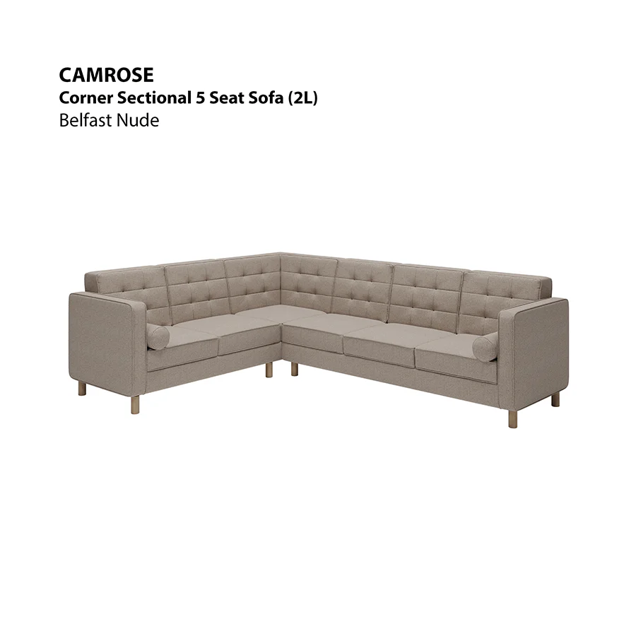Camrose Corner Sectional 5 Seat (2L) Sofa - Image 7