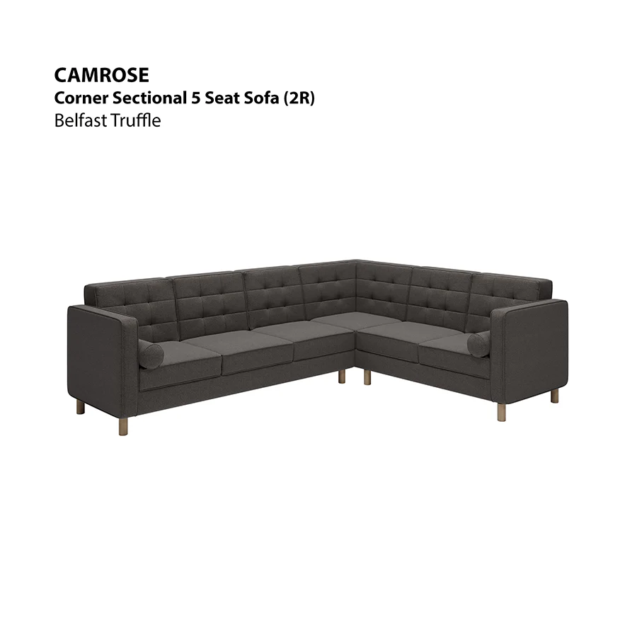 Camrose Corner Sectional 5 Seat (2R) Sofa - Image 11