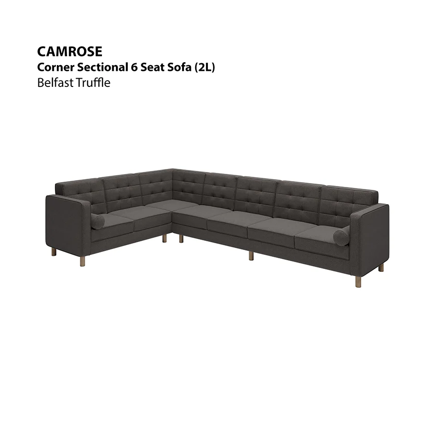 Camrose Corner Sectional 6 Seat (2L) Sofa - Image 11