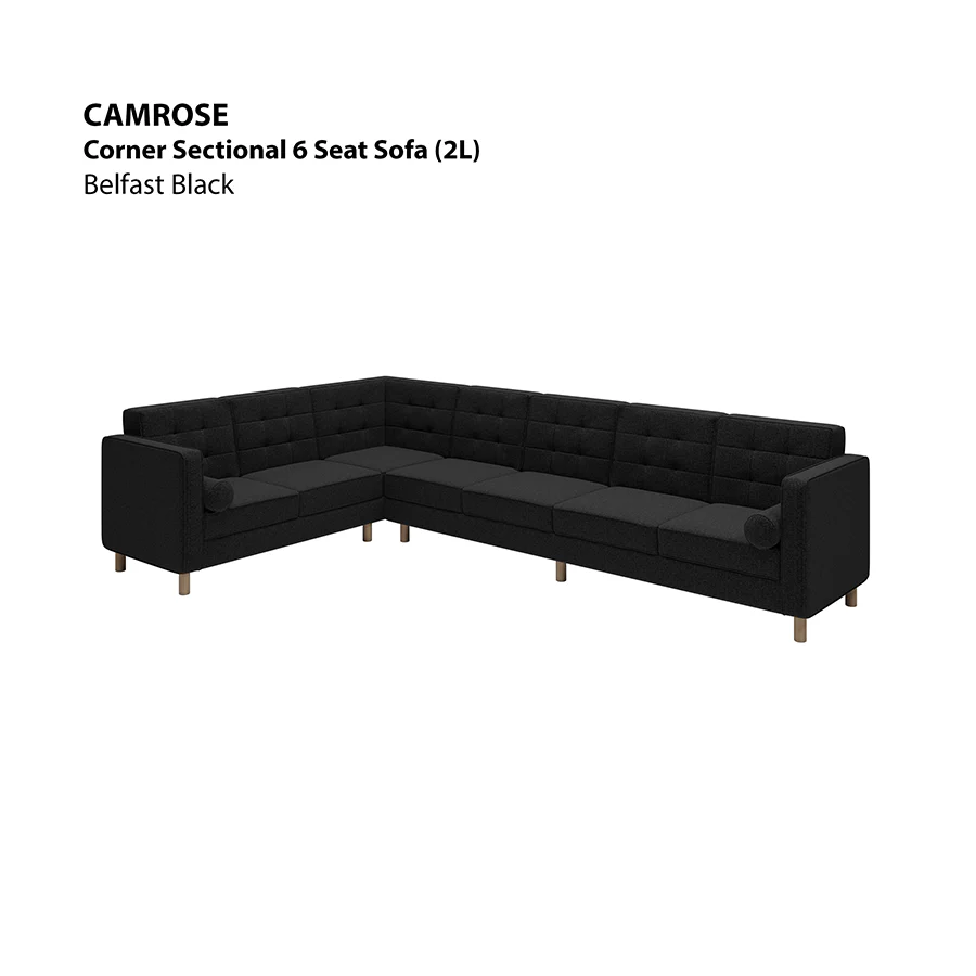 Camrose Corner Sectional 6 Seat (2L) Sofa - Image 12