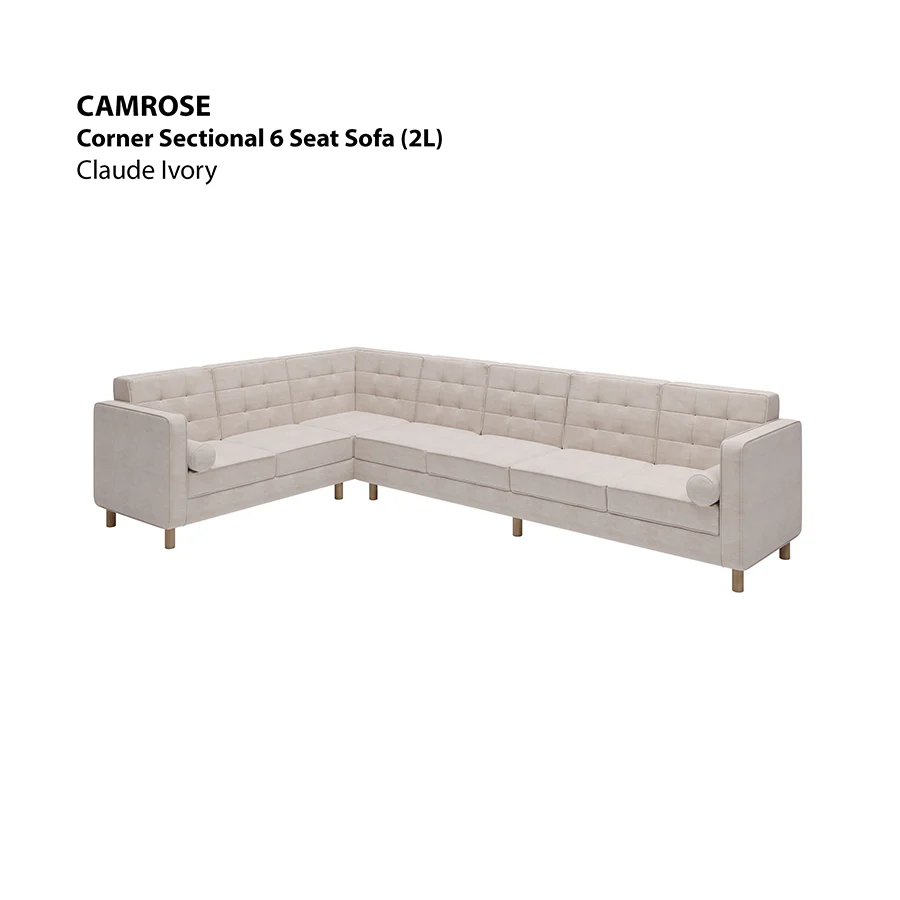 Camrose Corner Sectional 6 Seat (2L) Sofa - Image 17