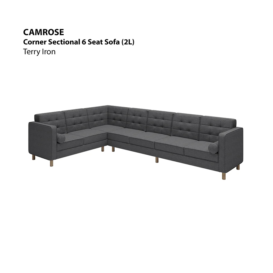 Camrose Corner Sectional 6 Seat (2L) Sofa - Image 22