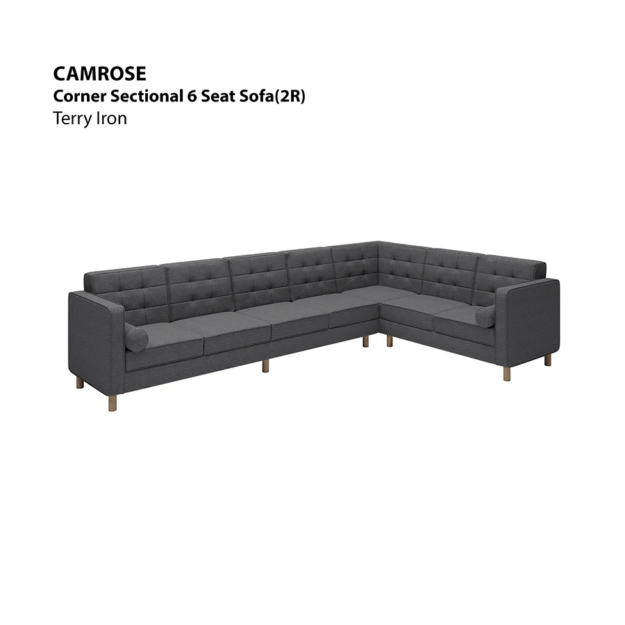 Camrose Corner Sectional 6 Seat (2R) Sofa - Image 22