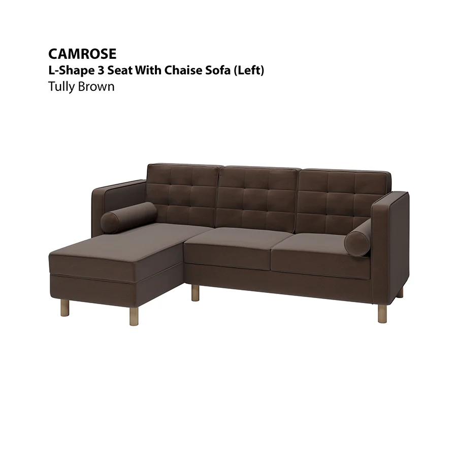 Camrose L-shape 3 Seat with Chaise (Left Facing) Sofa - Image 14