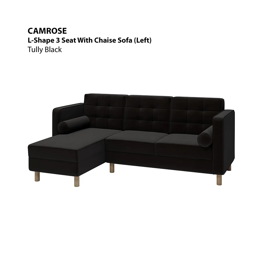 Camrose L-shape 3 Seat with Chaise (Left Facing) Sofa - Image 16