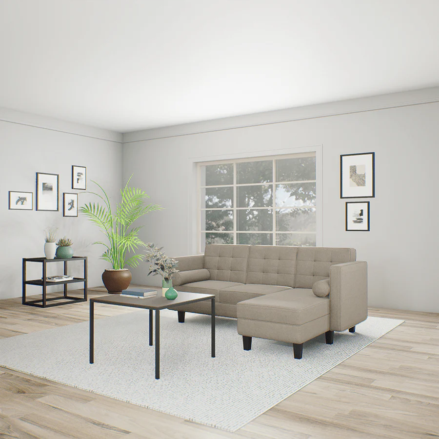 Camrose L-shape 3 Seat with Chaise (Right Facing) Sofa - Image 23