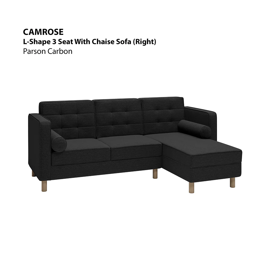 Camrose L-shape 3 Seat with Chaise (Right Facing) Sofa - Image 6