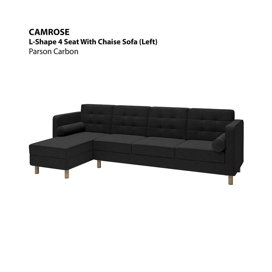 Camrose L-shape 4 Seat with Chaise (Left Facing) Sofa - Image 6