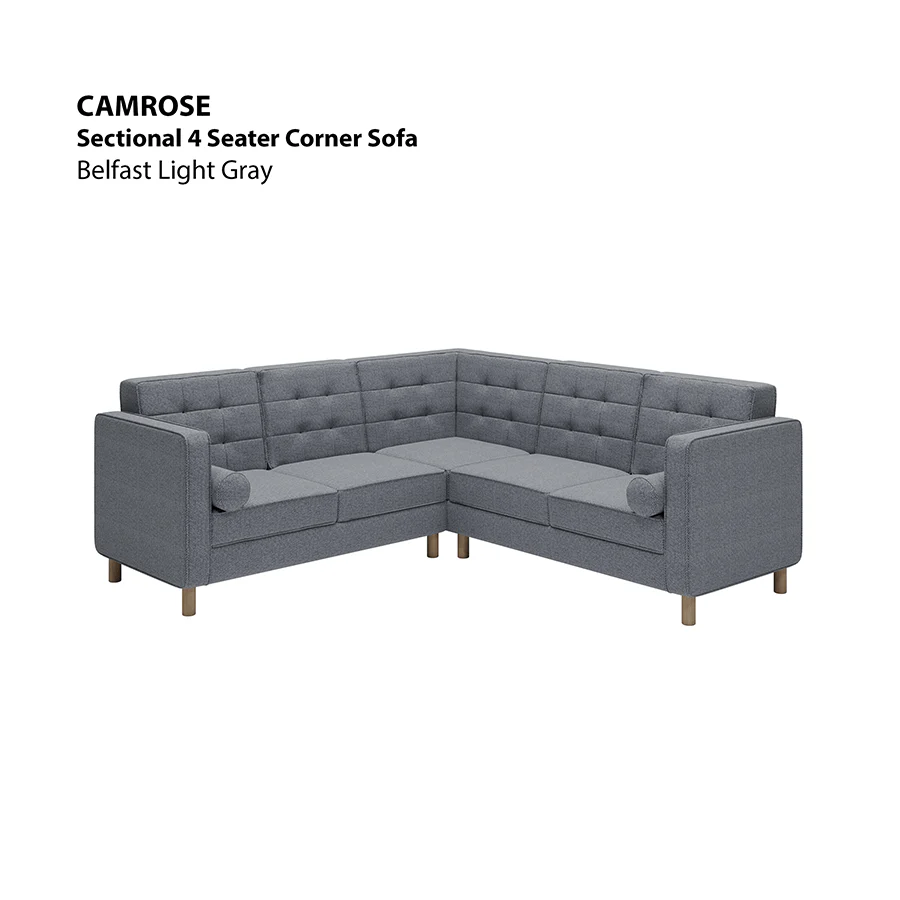 Camrose Sectional 4 Seat Corner Sofa - Image 7