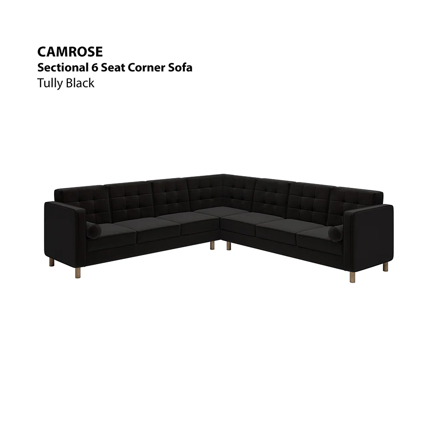 Camrose Sectional 6 Seat Corner Sofa - Image 17