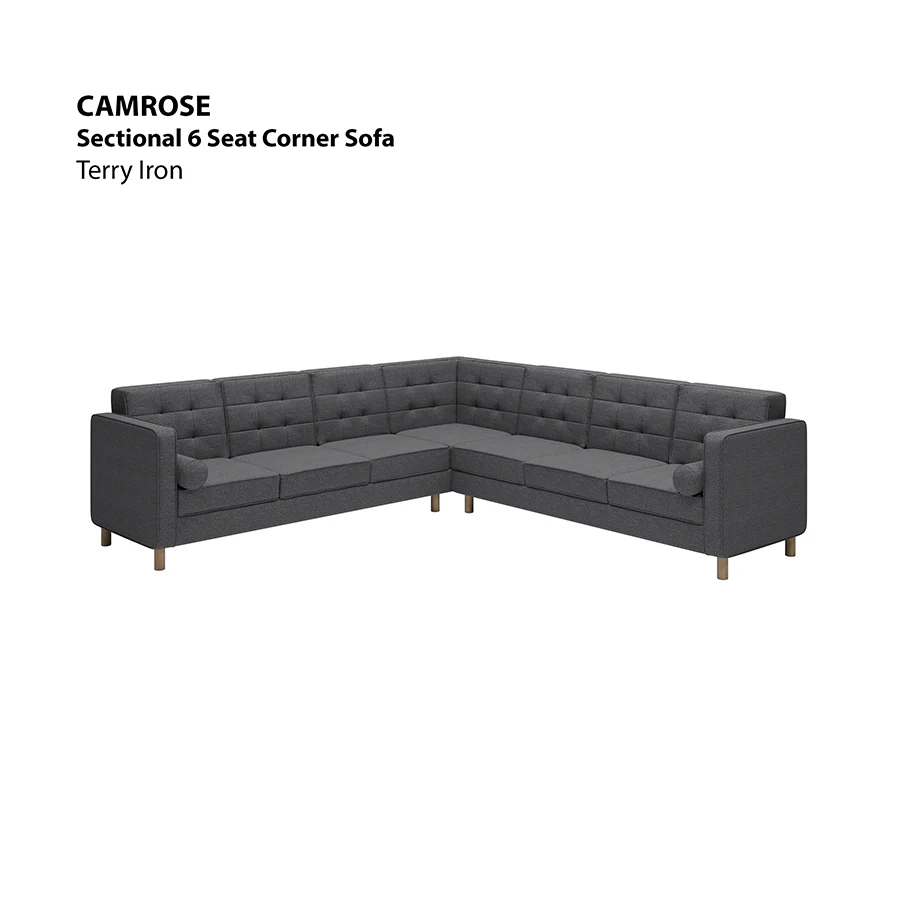 Camrose Sectional 6 Seat Corner Sofa - Image 22