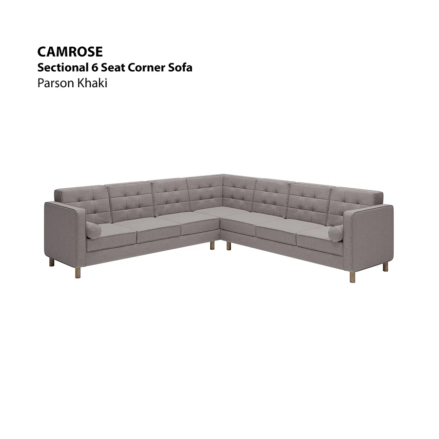 Camrose Sectional 6 Seat Corner Sofa - Image 4