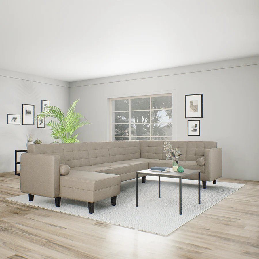 Camrose Sectional 6 Seat with Chaise (2R) Sofa - Image 23
