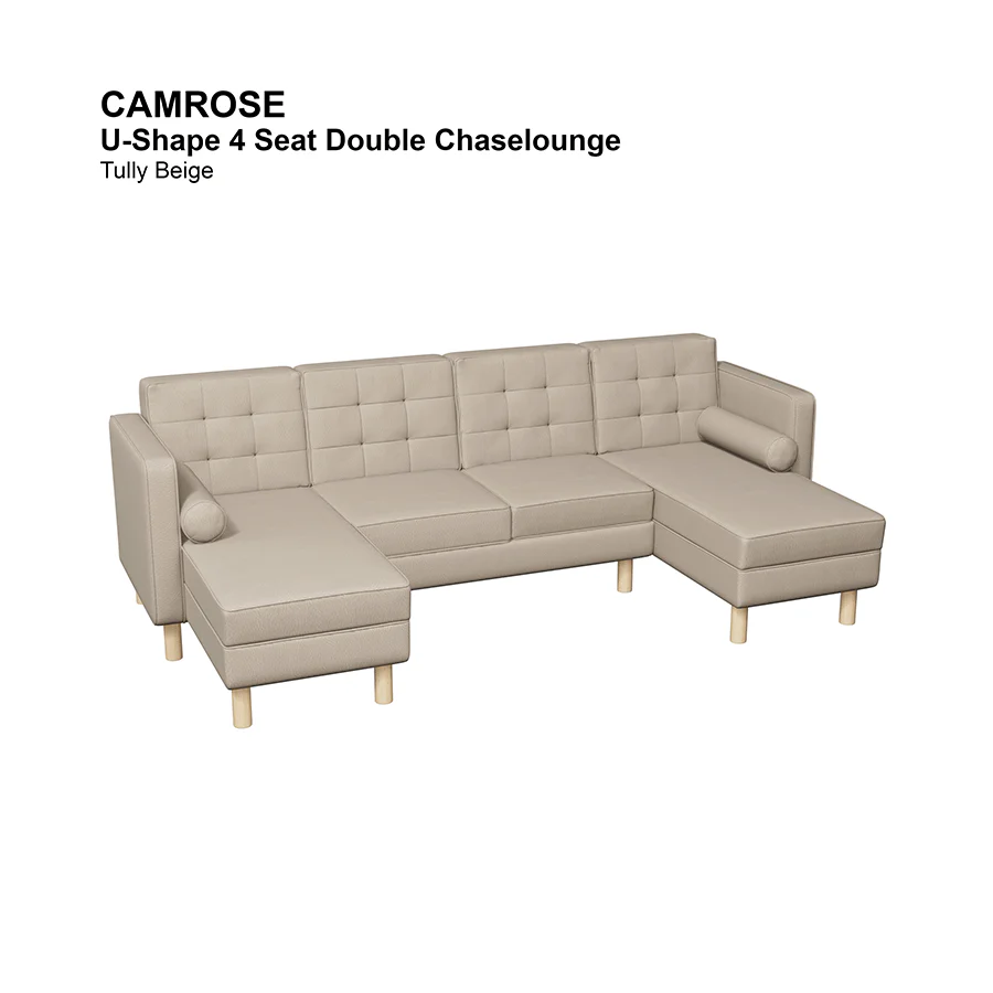 Camrose U-shape 4 Seat Double Chaise - Image 14